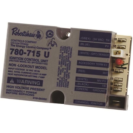 Robertshaw Non-Lockout Pilot Ignition Controller 780-715